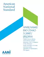 AAMI 22442-3:2007 (R2016)