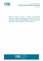 UNE-EN ISO 7010:2012/A6:2016