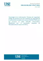 UNE-EN ISO/IEC 27017:2021