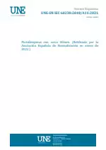UNE-EN IEC 60238:2018/A11:2021