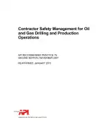 API RP 76-2007 (R2013)