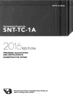 ASNT SNT-TC-1A-2016