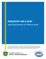 ASSP A10.5-2013