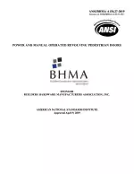BHMA A156.27:2019