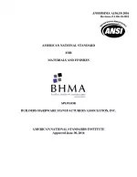BHMA A156.18:2016