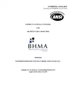BHMA A156.6:2015