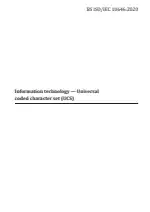 BS ISO/IEC 10646:2020