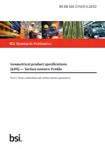 BS EN ISO 21920-2:2022