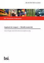 BS EN ISO 5832-6:2022