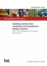 BS ISO 21873-1:2015