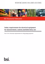 BS EN IEC 61010-2-011:2021+A11:2021
