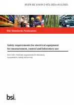 BS EN IEC 61010-2-051:2021+A11:2021