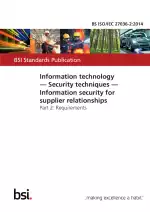 BS ISO/IEC 27036-2:2014