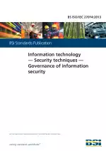 BS ISO/IEC 27014:2013