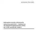BS ISO/IEC 27013:2021