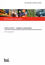 BS ISO/IEC 27036-2:2022
