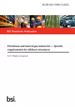 BS EN ISO 19901-5:2021