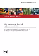 BS EN IEC 60204-11:2019