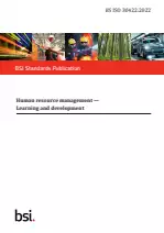 BS ISO 30422:2022