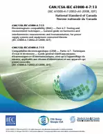 CAN/CSA-IEC 61000-4-7:13