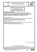 DIN EN ISO 9712 Supplement 1