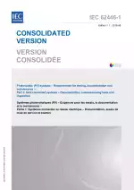 IEC 62446-1:2016+AMD1:2018 CSV