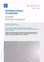 IEC 60332-3-23:2000+AMD1:2008 CSV