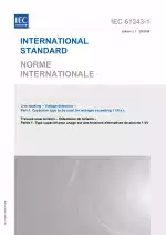 IEC 61243-1:2003+AMD1:2009 CSV