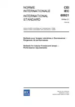 IEC 60921:2004+AMD1:2006 CSV
