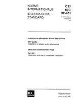 IEC 60092-401:1980