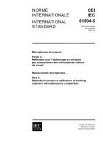 IEC 61094-5:2001