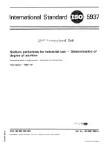 ISO 5937:1980
