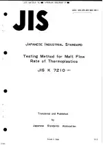 JIS K 7210:1976 (R1979)
