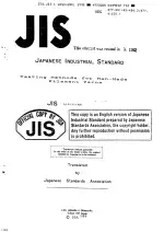 JIS L 1013:1992