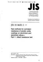 JIS H 8681-1:1999