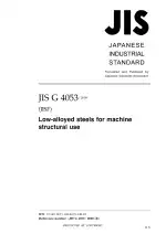 JIS G 4053:2008