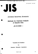 JIS M 8361:1968 (R1984)