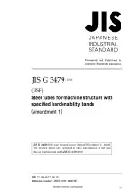 JIS G 3479:2015/Amendment 1:2016