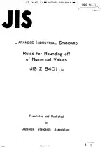 JIS Z 8401:1961