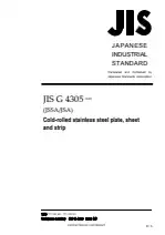 JIS G 4305:2021
