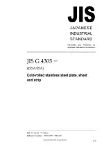 JIS G 4305:2005