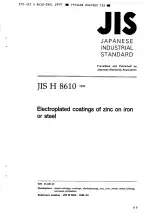 JIS H 8610:1999