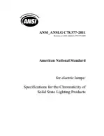 ANSI/ANSLG C78.377:2011
