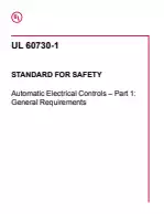 UL 60730-1:2021