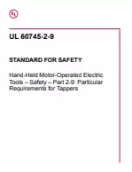 UL 60745-2-9:2019