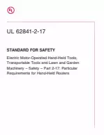 UL 62841-2-17:2018