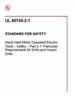 UL 60745-2-1:2022