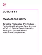UL 61215-1-1:2021