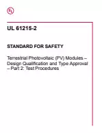 UL 61215-2:2021