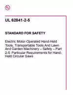 UL 62841-2-5:2019